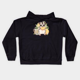 Orange Citrus Sugar Glider Kids Hoodie